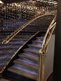 Elegant granite staircase with smooth finish