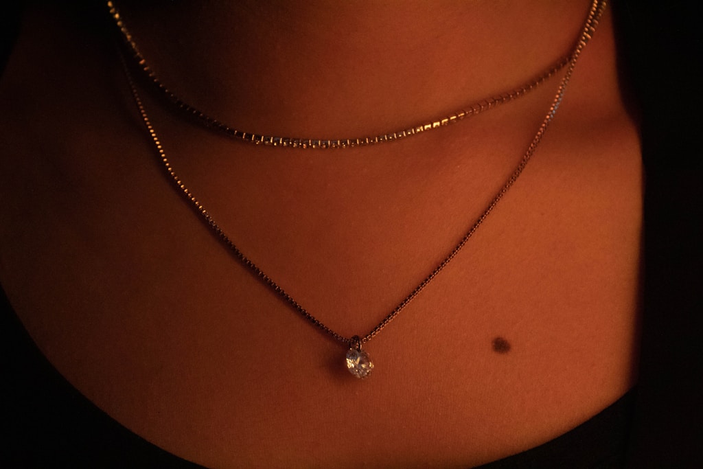 Golden Pendant Necklace
