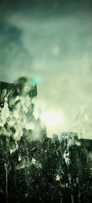 Artistic shot of impure product textures blending into shadows.