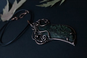 Smoky Quartz Amulet