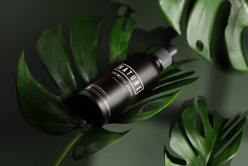 A modern retinol serum with dropper, surrounded by skincare essentials, representing a complete anti-aging routine.