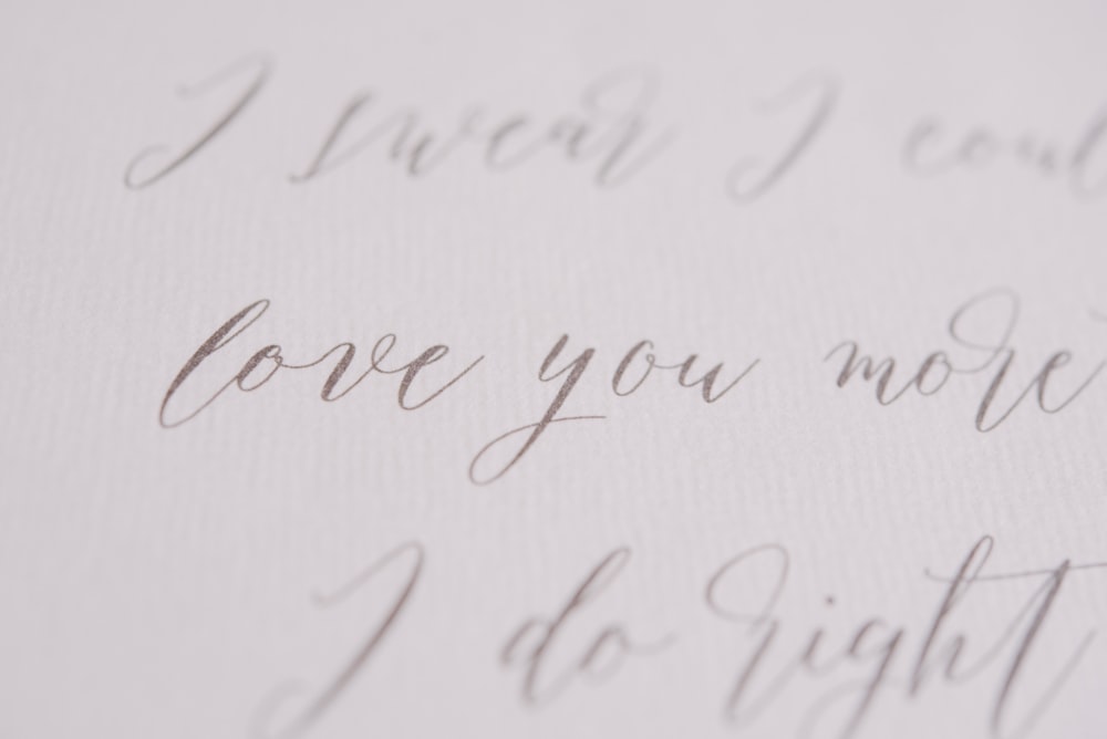 a close up of a piece of paper with writing on it