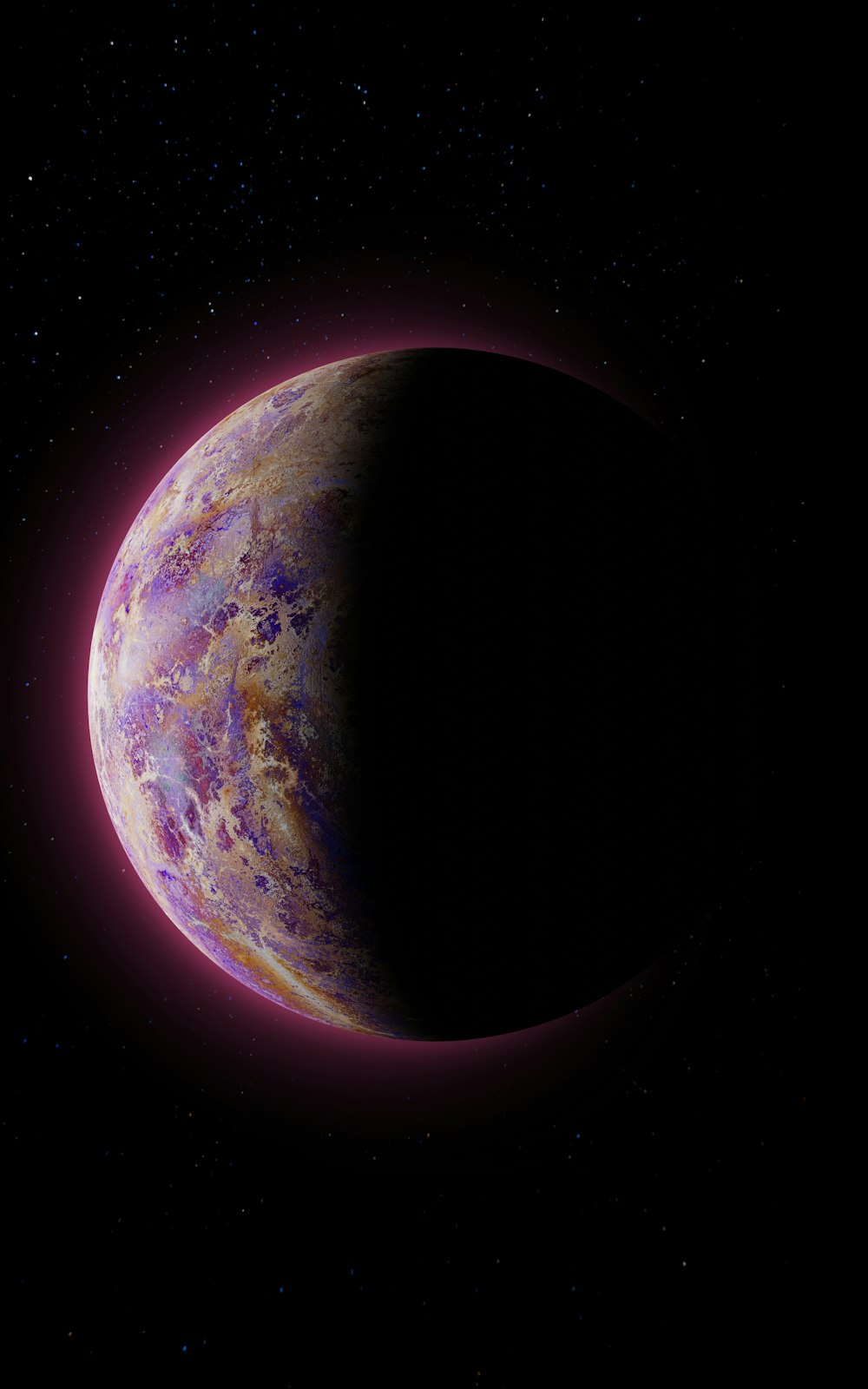 an artist's rendering of a planet in space