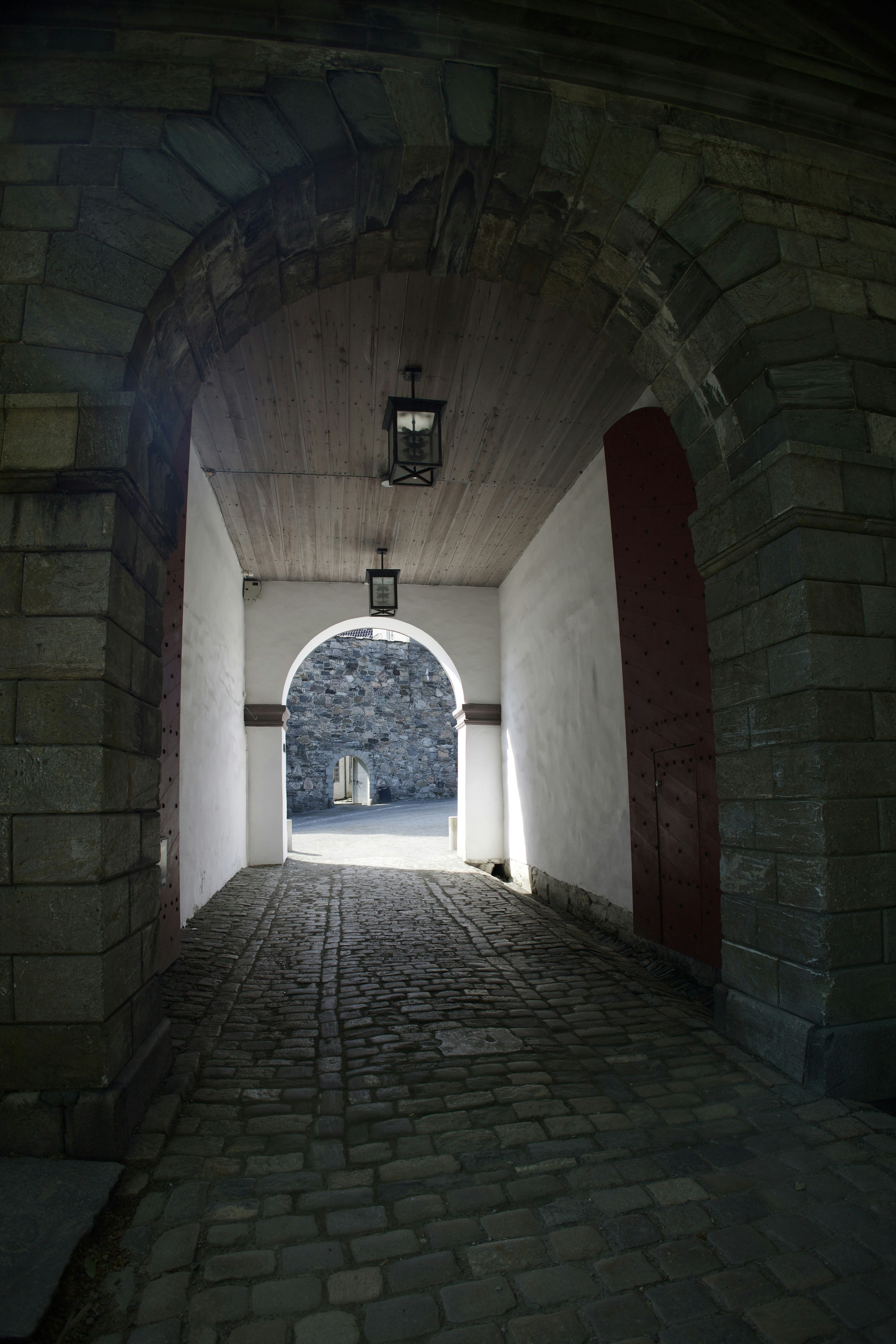 a dark tunnel with a light at the end