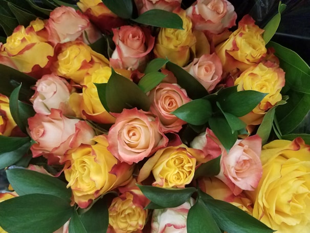 A beautifully crafted rose candle bouquet showcasing vibrant colors.