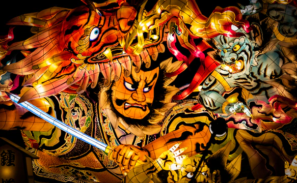 Illustration showing the second season's intense battle sequence with vivid colors.