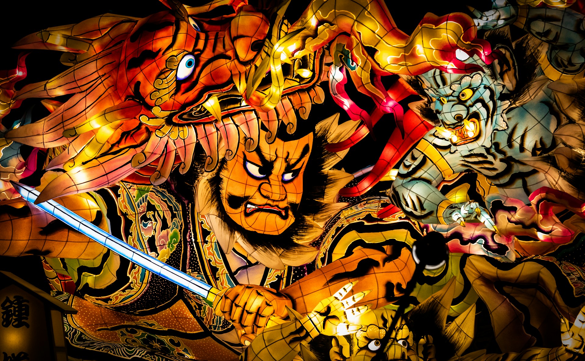 A dynamic scene of a character engaging in a thrilling battle against a mythical creature.