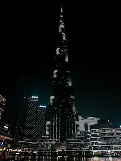 A nighttime cityscape reflecting the global reach of our financial analysis services.