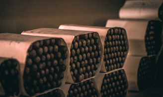 a group of cigarettes stacked on top of each other