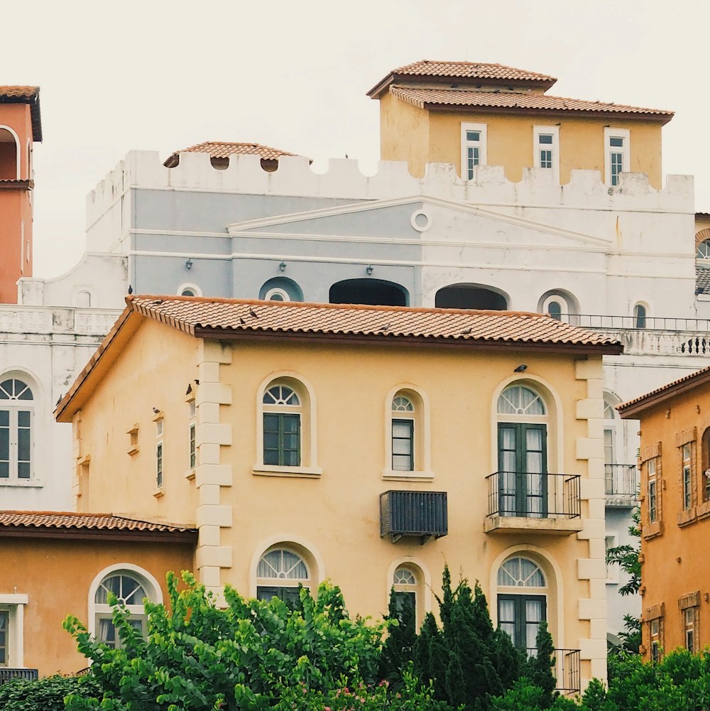 a building with a clock on the front of it