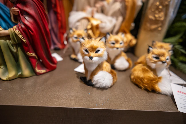 Delicate handmade fox plush from the southern forests.