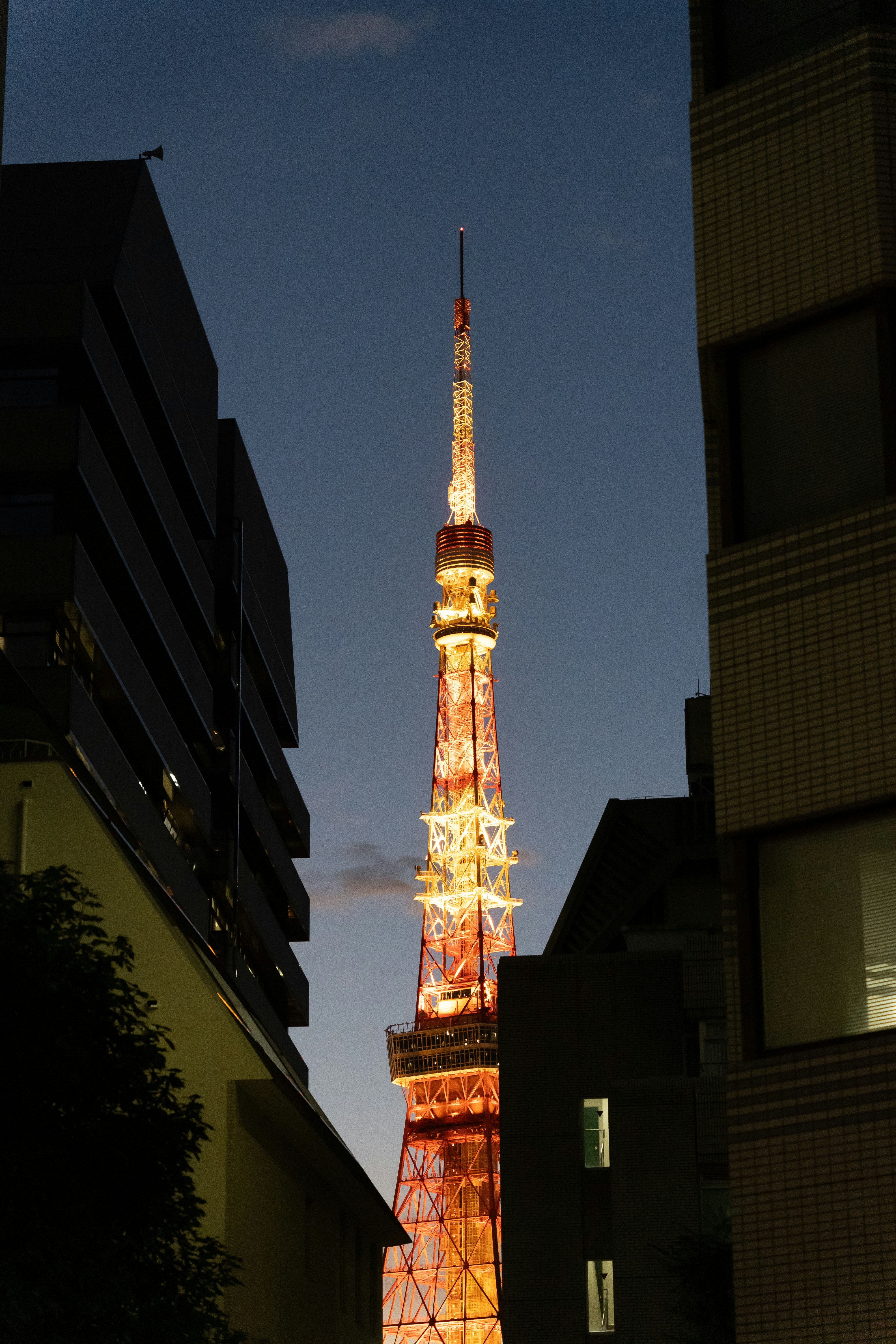 The eiffel tower is lit up at night photo – Free Tokyo Image on Unsplash