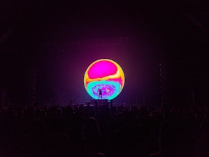 A vibrant image showcasing a live commerce event.