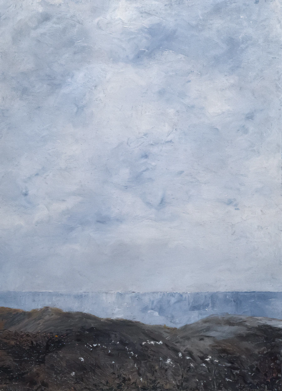 Coastal Landscape, oil by August Strindberg, 1903
