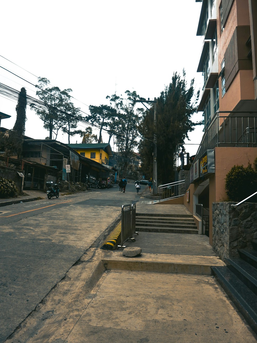 a man riding a skateboard down a set of stairs