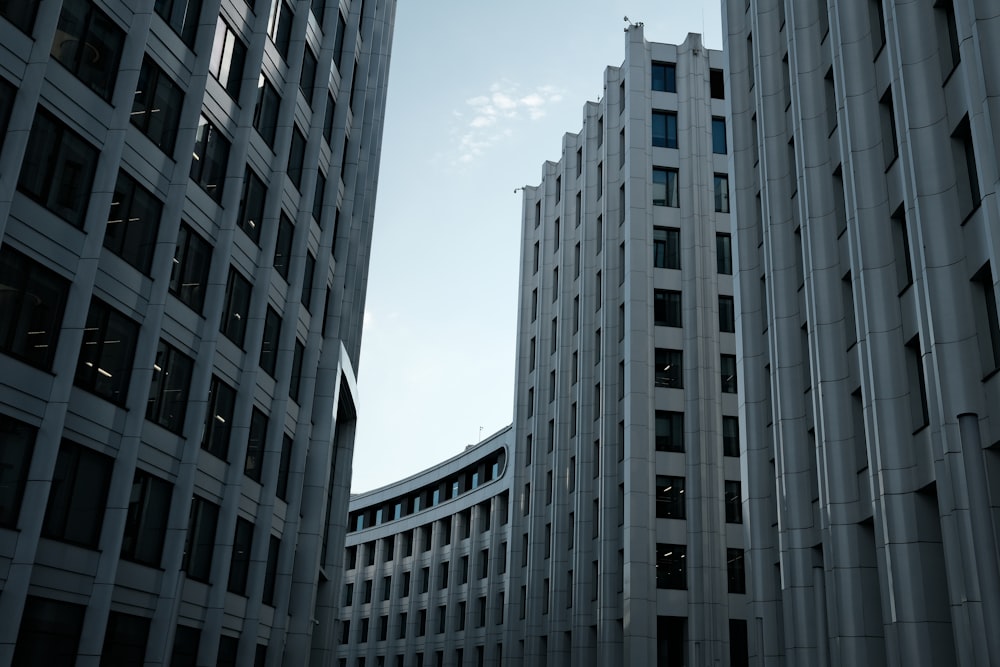 a couple of buildings that are next to each other