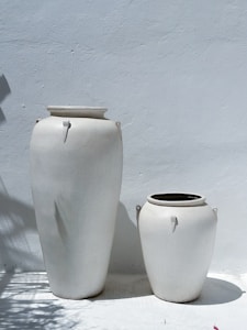 Matte White Vase
