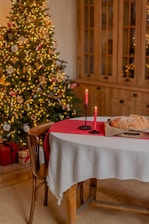 Close-up of a festive Christmas dish with vibrant colors and warm lighting.