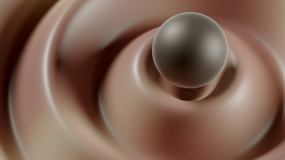 una imagen abstracta de un objeto en el centro de la imagen