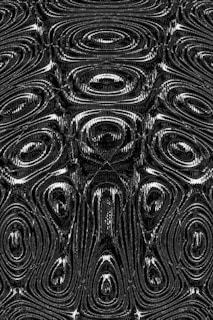 a black and white photo of a pattern