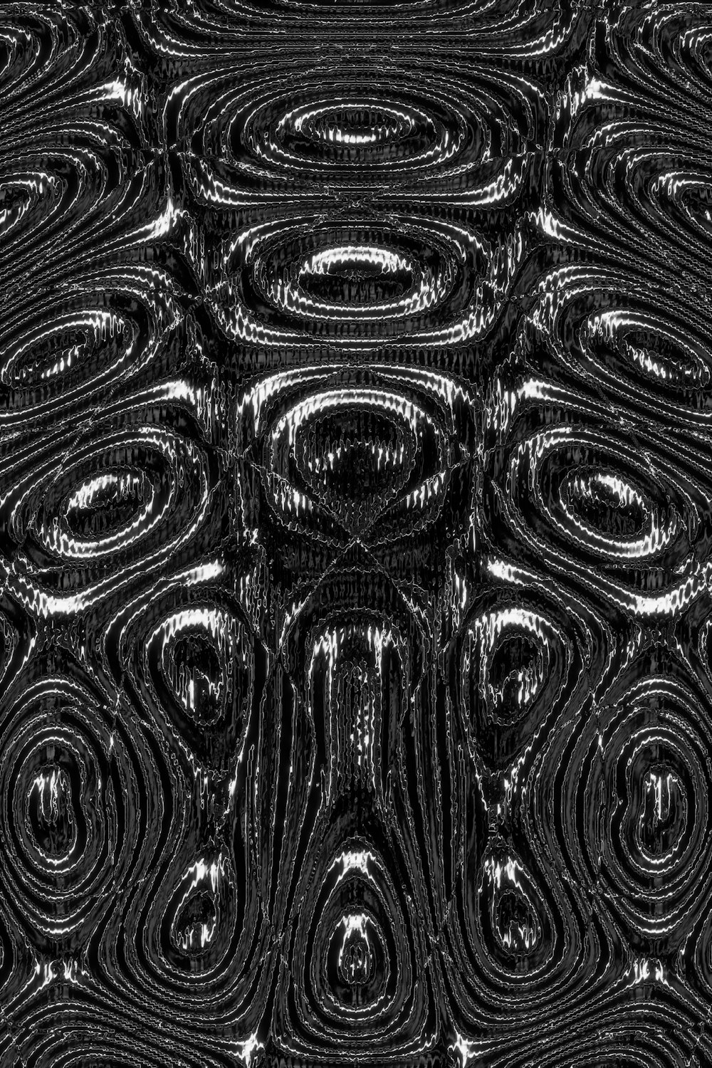 a black and white photo of a pattern