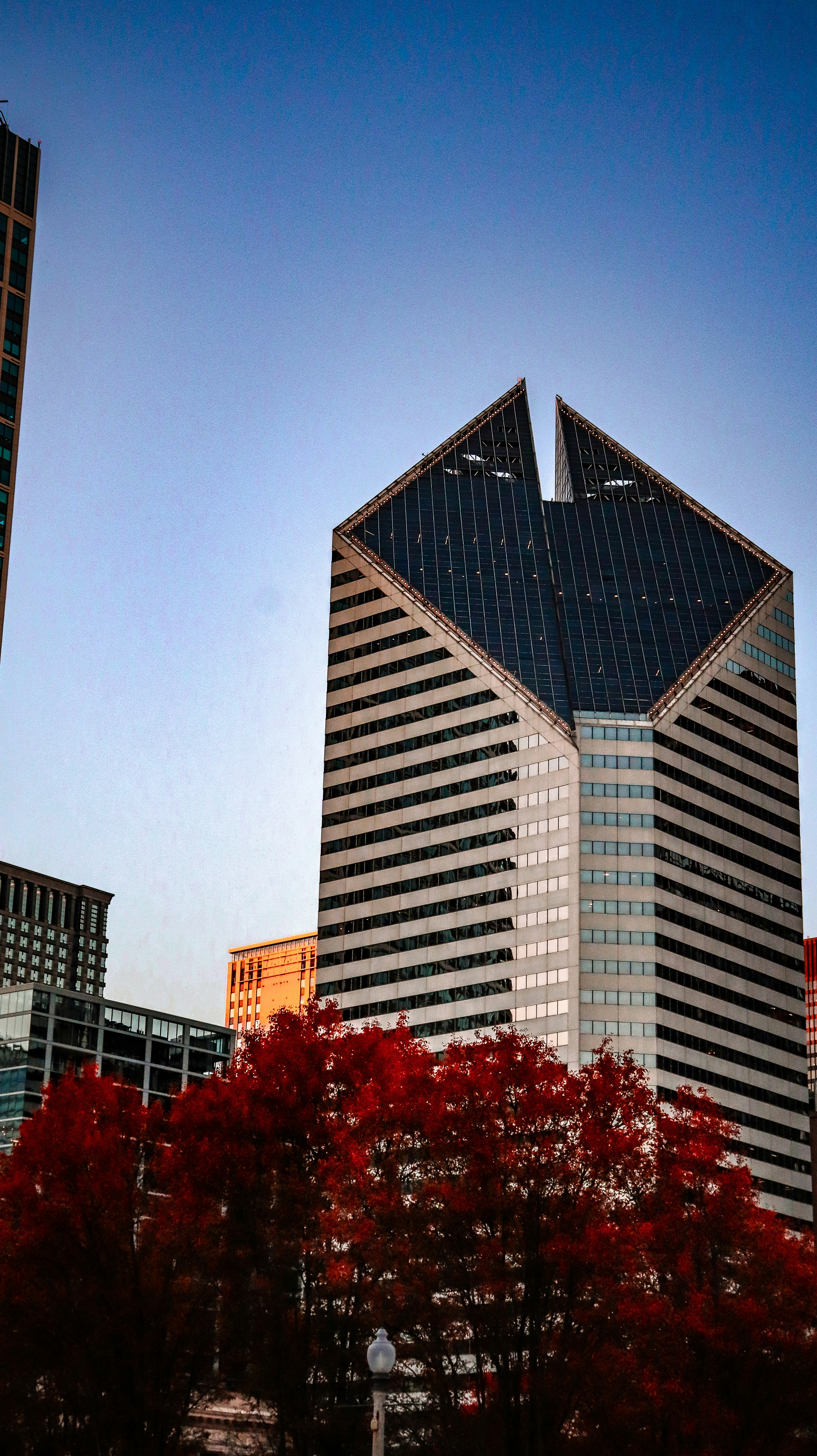 a very tall building with a lot of windows