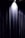 A dark curtain is partially illuminated by a single overhead spotlight, creating a dramatic contrast between the fabric and the surrounding dimness.