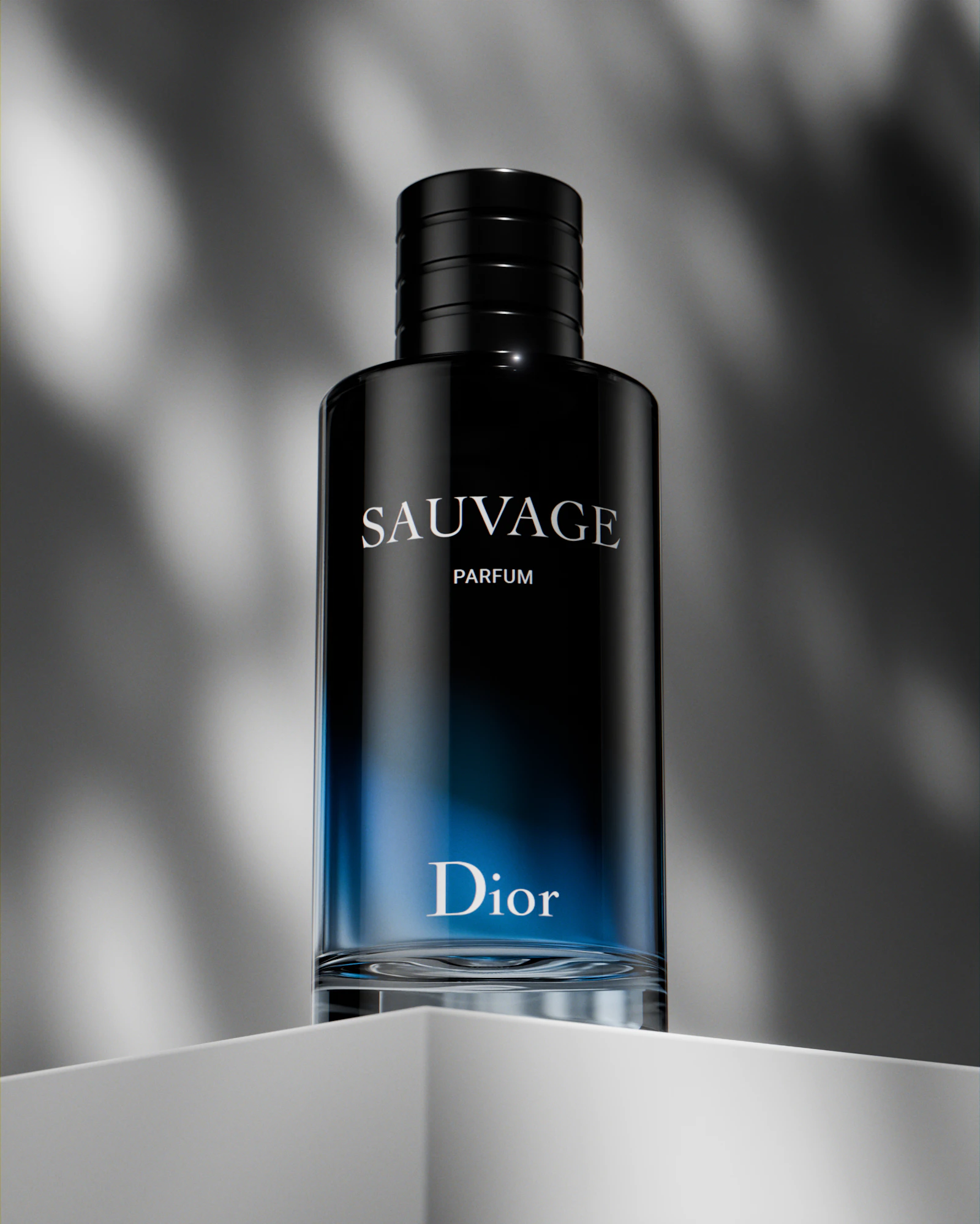 Dior Sauvage bottle on a shelf