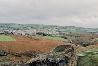 An inspiring landscape of the English village environment.