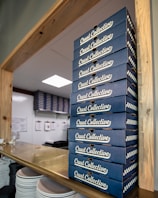 Stacks of custom-packaged products ready to ship to clients