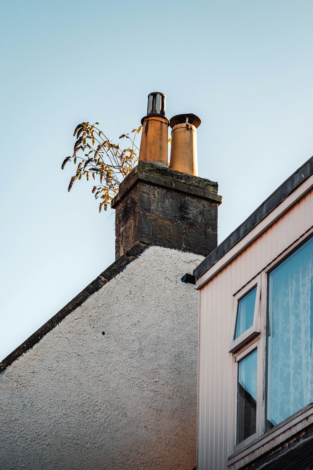 a couple of bells on top of a building