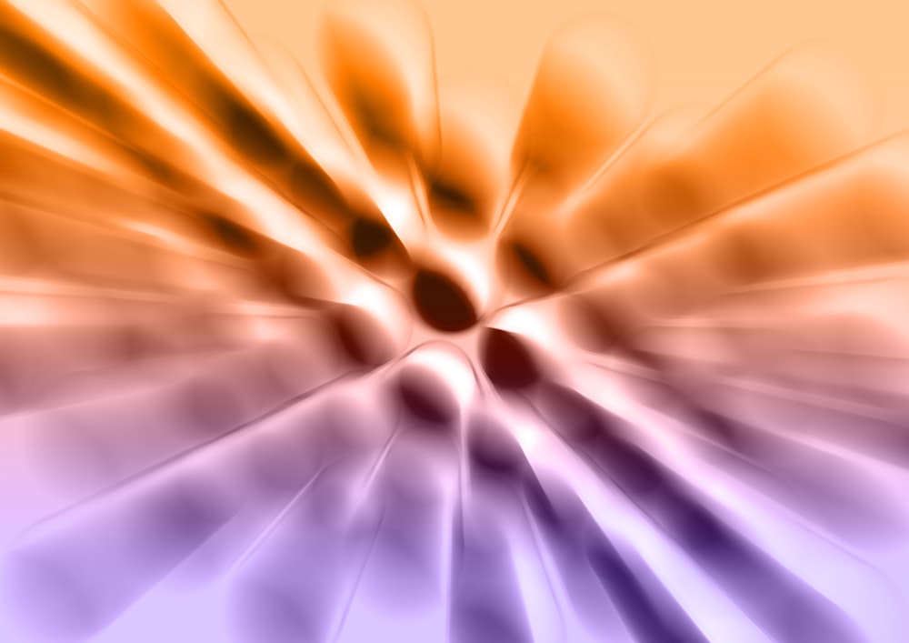 a blurry image of an orange and purple background