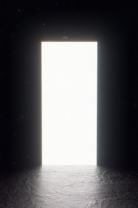 A bright, inviting doorway that symbolizes new beginnings.