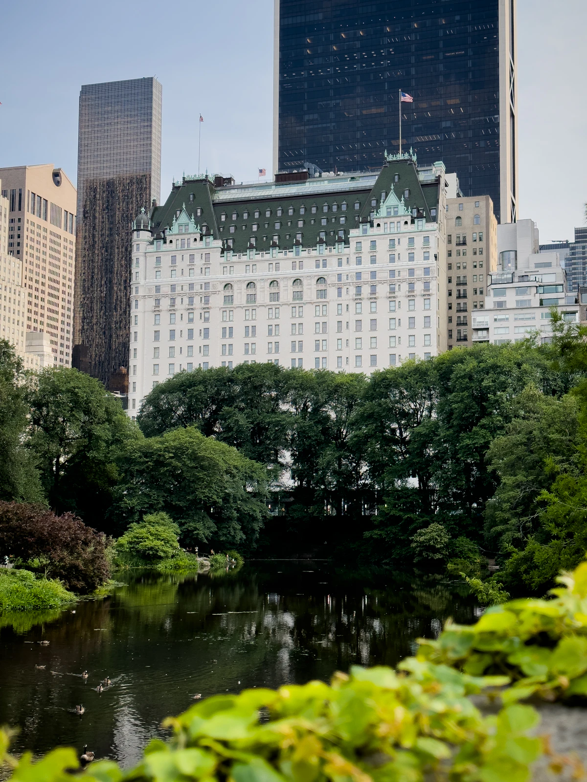A historic grand hotel facade in New York