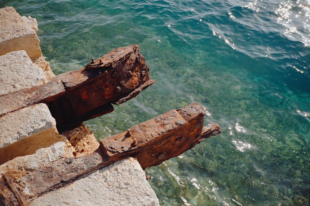 a view of the water from a pier