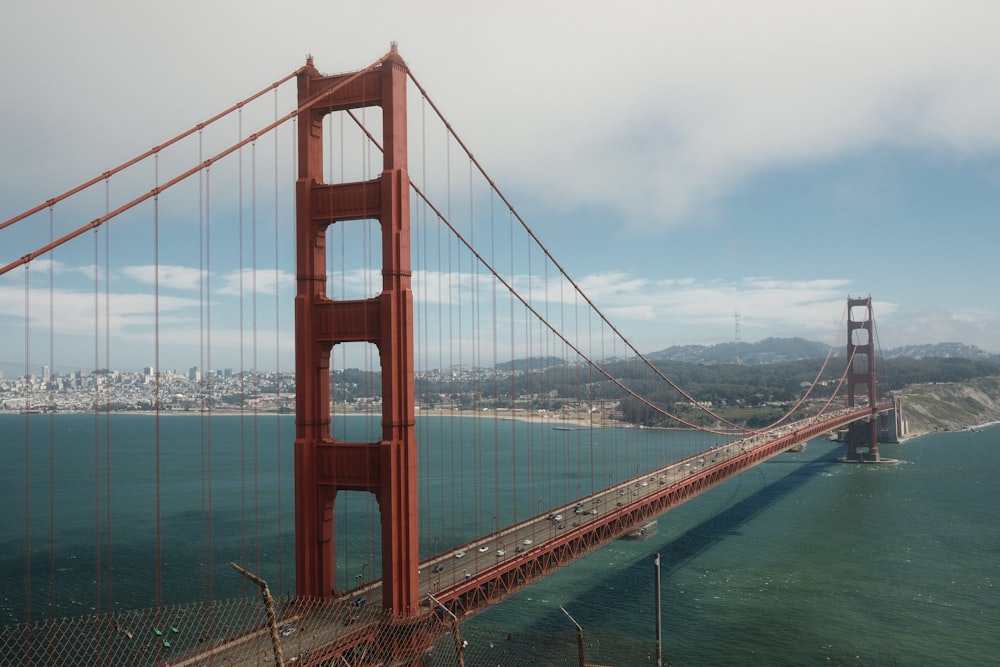 a view of the golden gate bridge in san francisco