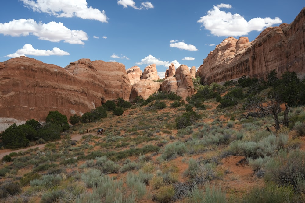 a scenic view of a rocky mountain range