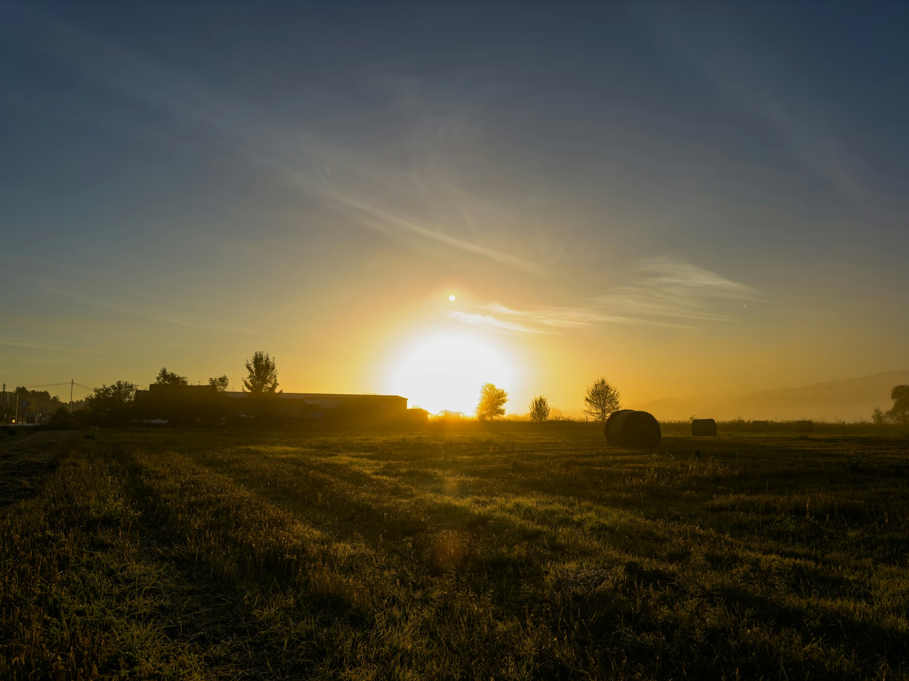 South African farmland at sunrise