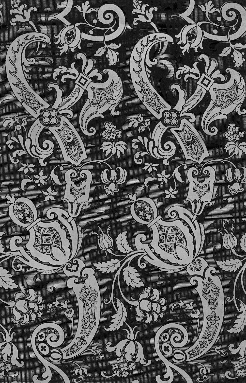 a black and white picture of a pattern