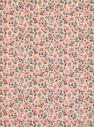 Soft cotton prints featuring delicate floral designs in gentle pastel shades