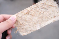 Close-up of textured specialty paper used for artistic projects.