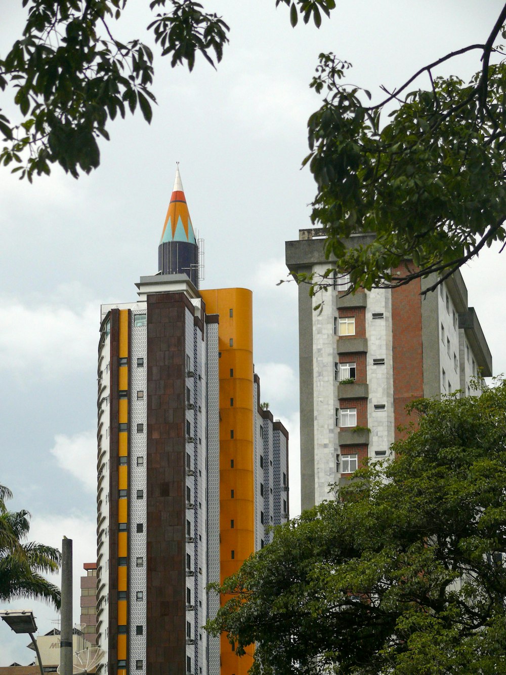 a tall building with a clock on top of it