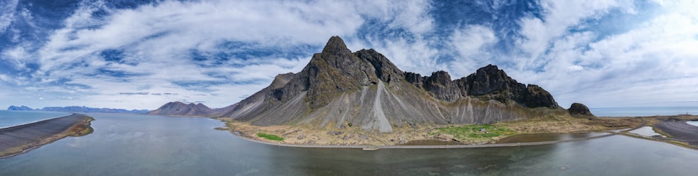 an island in the middle of a body of water