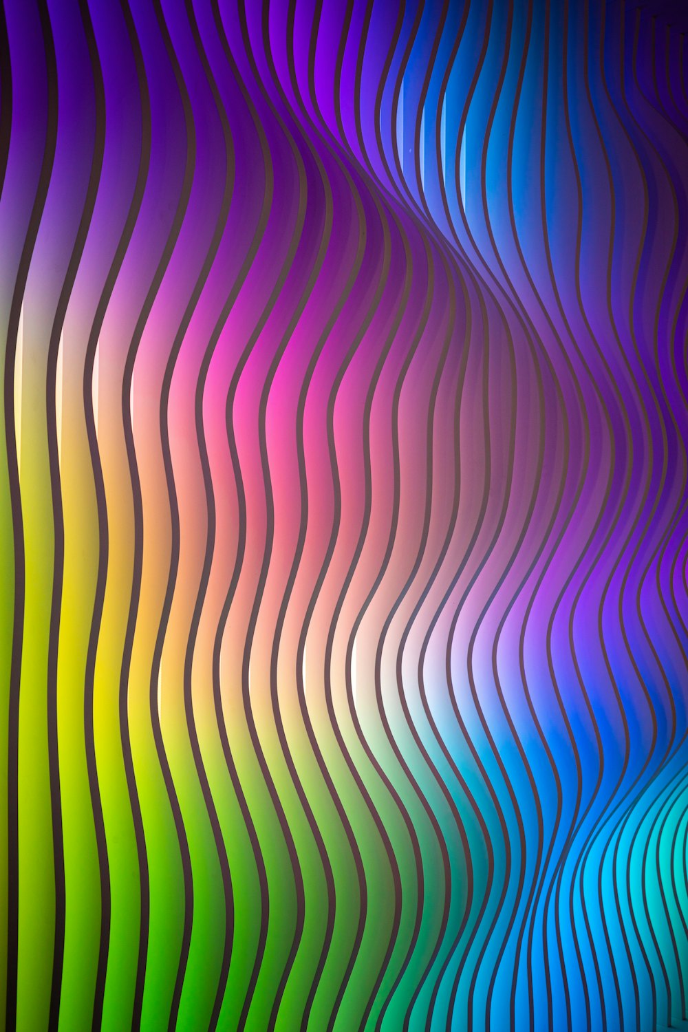 a colorful background with wavy lines