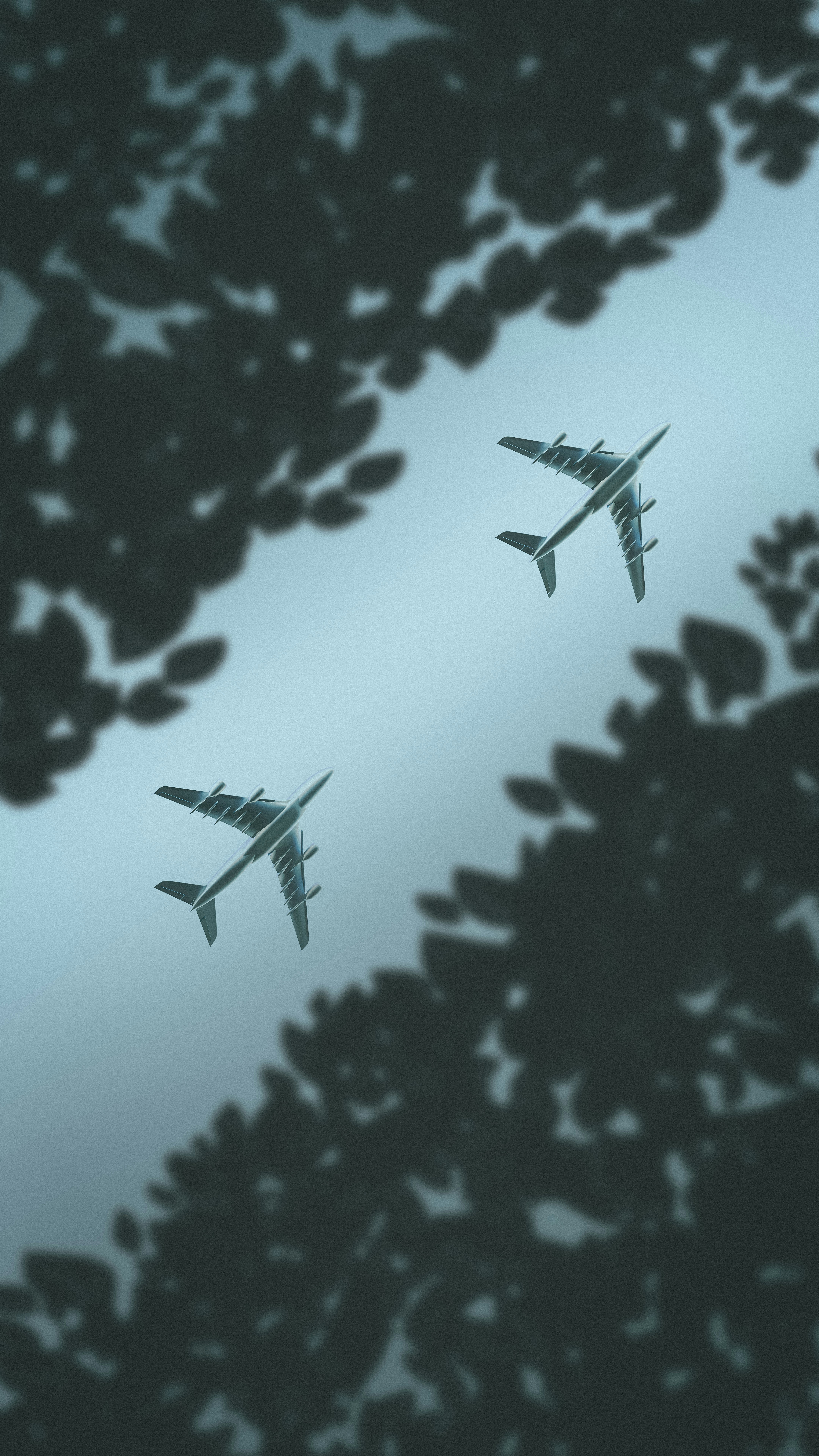 Airplanes made in Blender 4.0.1