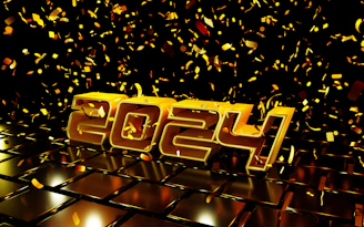 Golden ticket with sparkling effects surrounded by betting icons on a dark background