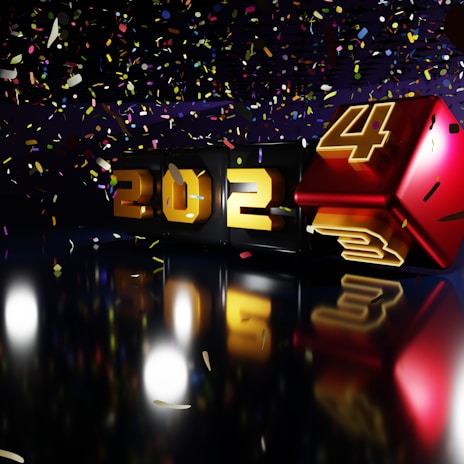 A vibrant display of colorful boxes showing age in different units with a cheerful birthday countdown.