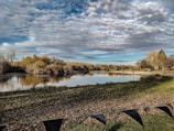 A serene landscape of a national park during autumn.