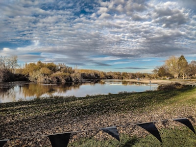 A serene landscape of a national park during autumn.