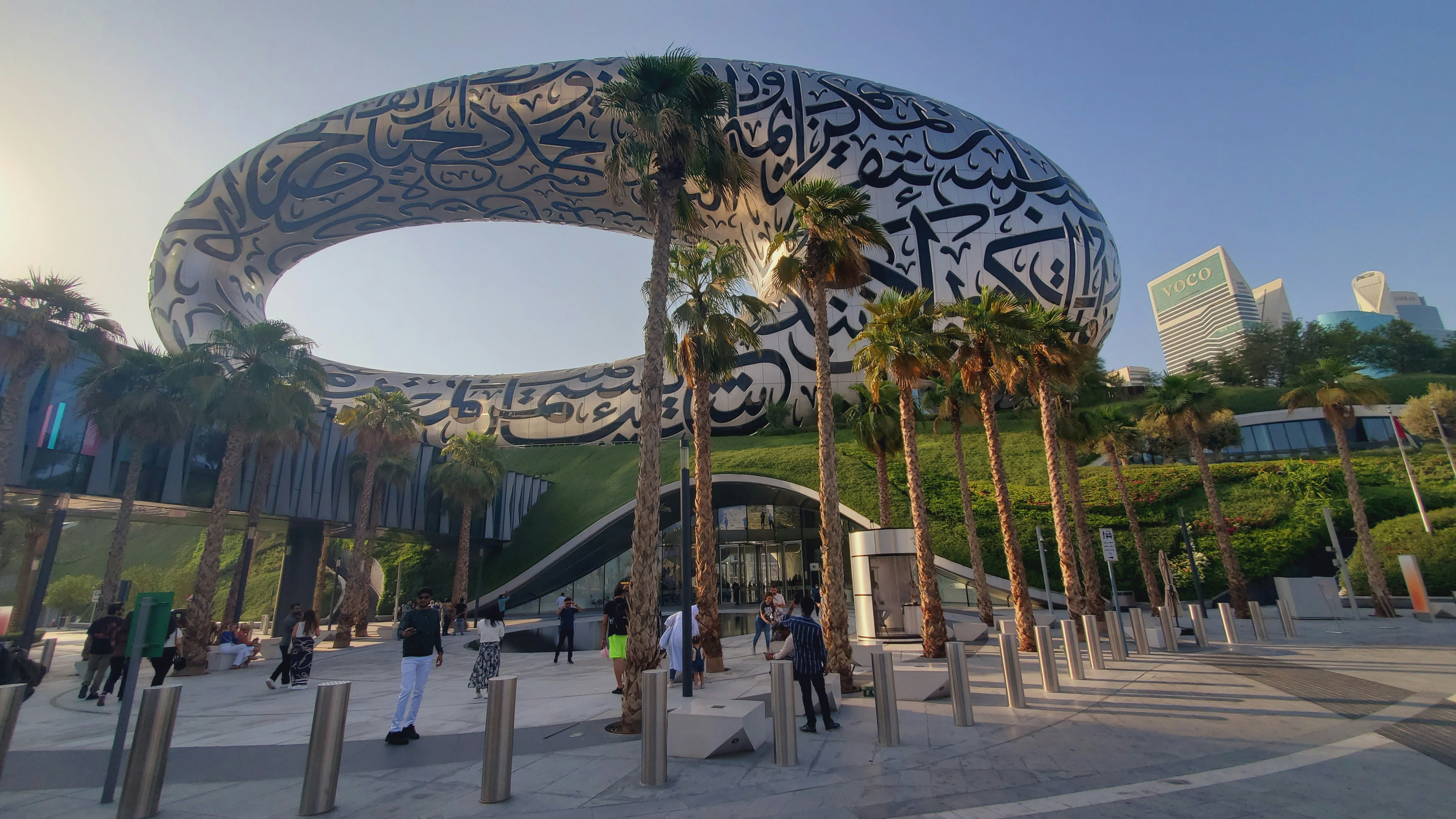 Museum of the Future general admission interior view with futuristic exhibits
